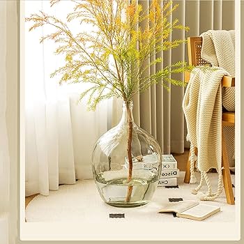 Amazon.co.jp: 21インチ 特大フロアガラス花瓶 背の高いパンパスグラス